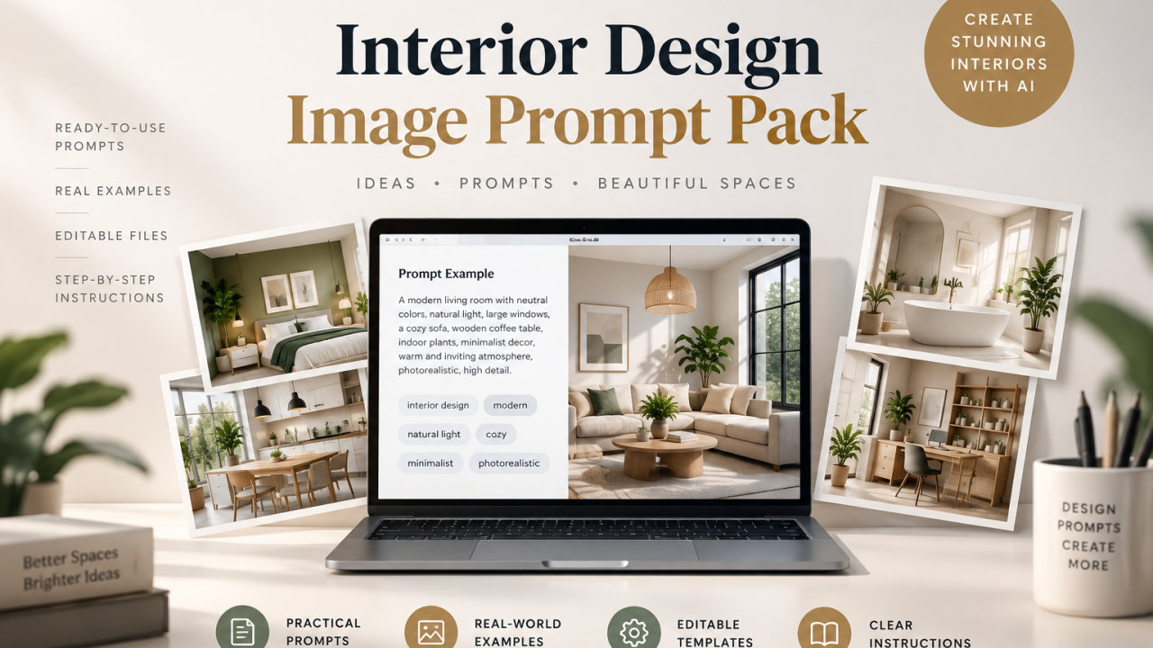 Interior Design Image Prompt Pack
