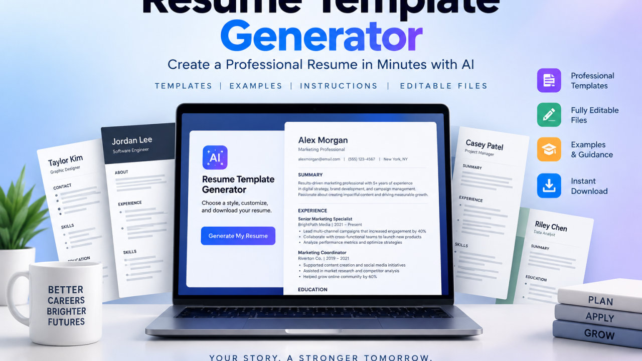 Resume Template Generator