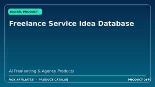 Freelance Service Idea Database