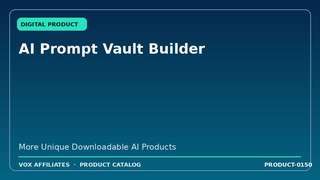 AI Prompt Vault Builder