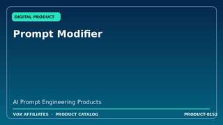 Prompt Modifier