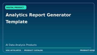 Analytics Report Generator Template