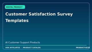 Customer Satisfaction Survey Templates