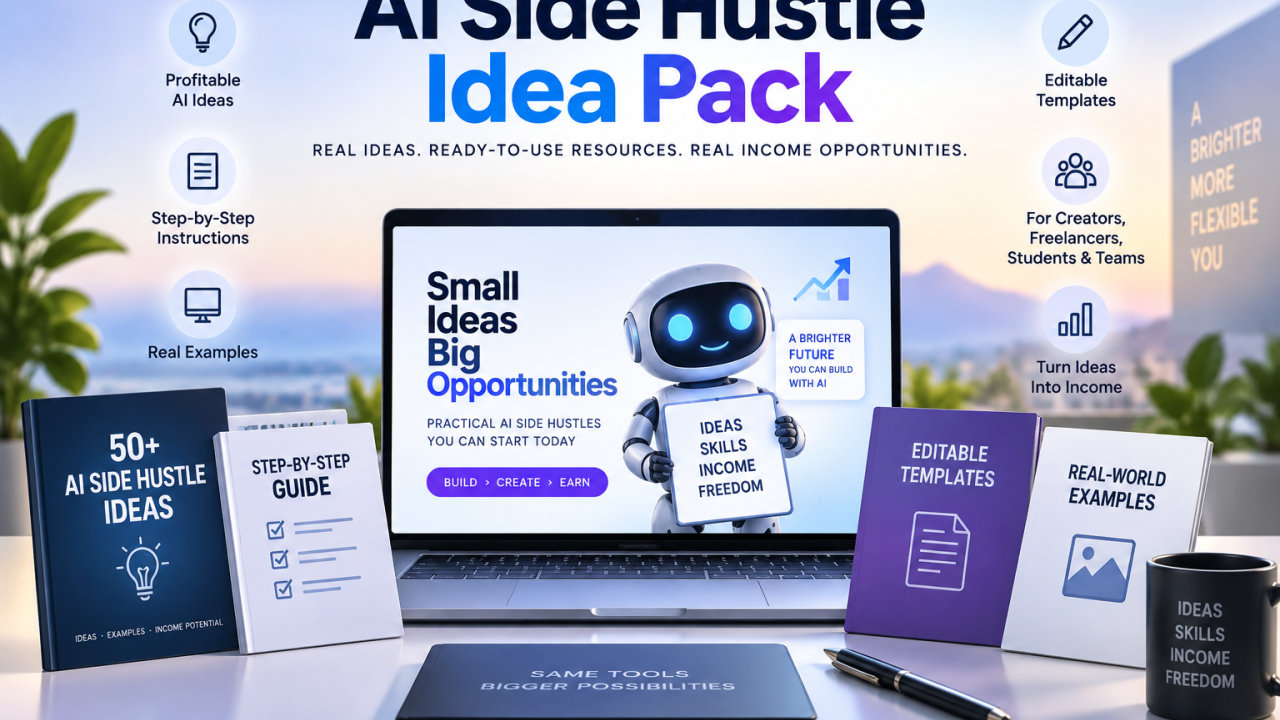 AI Side Hustle Idea Pack