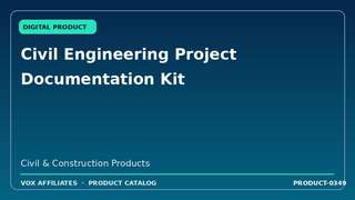 Civil Engineering Project Documentation Kit