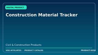 Construction Material Tracker