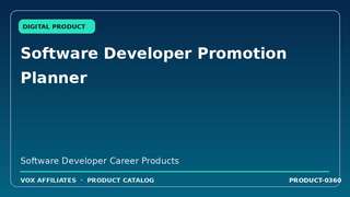 Software Developer Promotion Planner