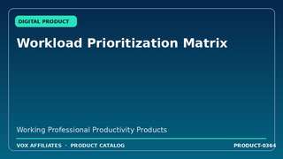 Workload Prioritization Matrix