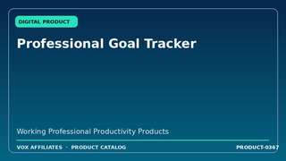 Professional Goal Tracker