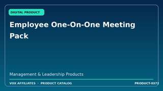 Employee One-On-One Meeting Pack