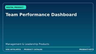 Team Performance Dashboard