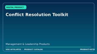 Conflict Resolution Toolkit