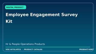Employee Engagement Survey Kit