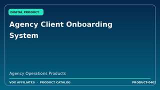Agency Client Onboarding System