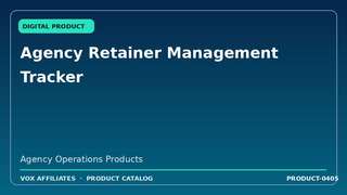 Agency Retainer Management Tracker