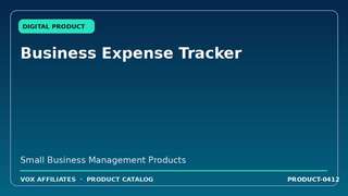 Business Expense Tracker