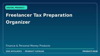 Freelancer Tax Preparation Organizer