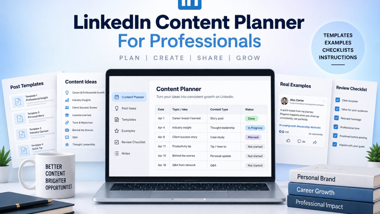 Linkedin Content Planner For Professionals