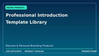 Professional Introduction Template Library