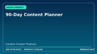 90-Day Content Planner