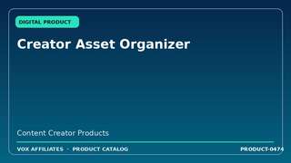 Creator Asset Organizer