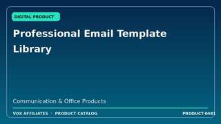Professional Email Template Library