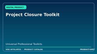 Project Closure Toolkit