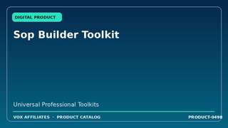 Sop Builder Toolkit