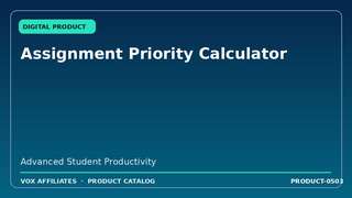 Assignment Priority Calculator