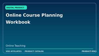 Online Course Planning Workbook