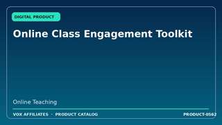 Online Class Engagement Toolkit