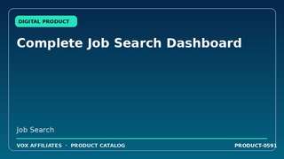 Complete Job Search Dashboard