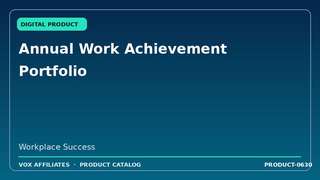Annual Work Achievement Portfolio