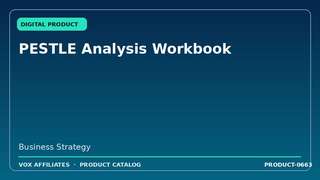 PESTLE Analysis Workbook