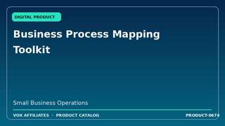 Business Process Mapping Toolkit
