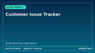 Customer Issue Tracker