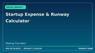 Startup Expense & Runway Calculator