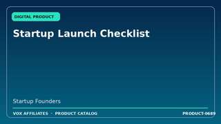 Startup Launch Checklist