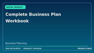 Complete Business Plan Workbook