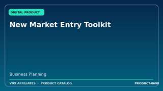 New Market Entry Toolkit