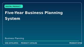 Five-Year Business Planning System