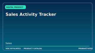 Sales Activity Tracker
