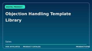 Objection Handling Template Library