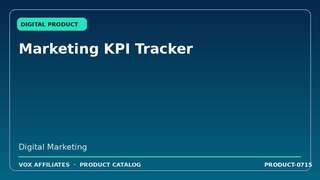 Marketing KPI Tracker