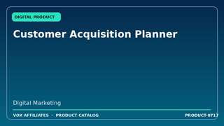 Customer Acquisition Planner