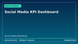 Social Media KPI Dashboard