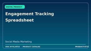 Engagement Tracking Spreadsheet