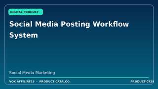Social Media Posting Workflow System