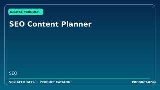 SEO Content Planner