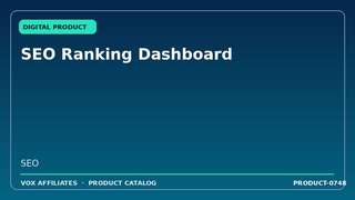 SEO Ranking Dashboard